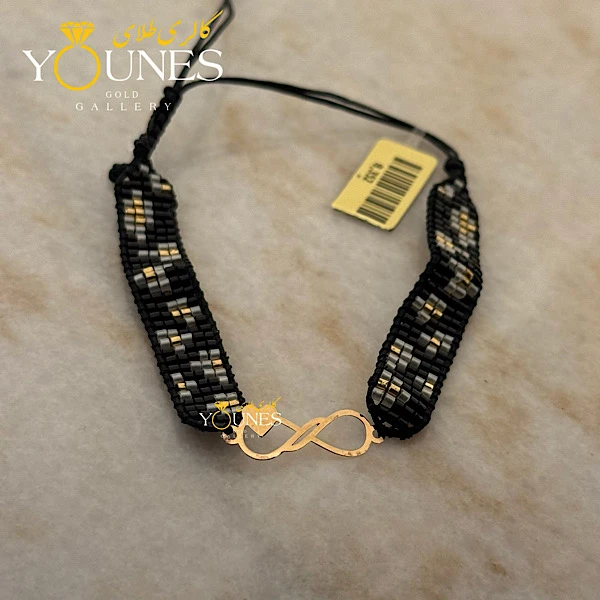 دستبند میوکی قلب بینهایت طلا